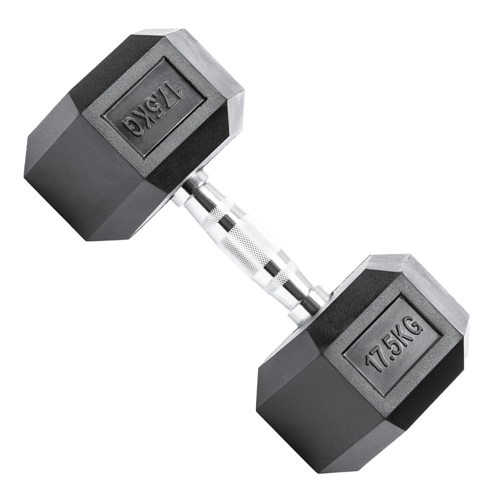 Halteres Dumbbell Sextavado Emborrachados Envolst