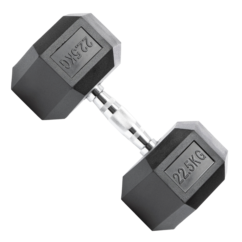 Halteres Dumbbell Sextavado Emborrachados Envolst