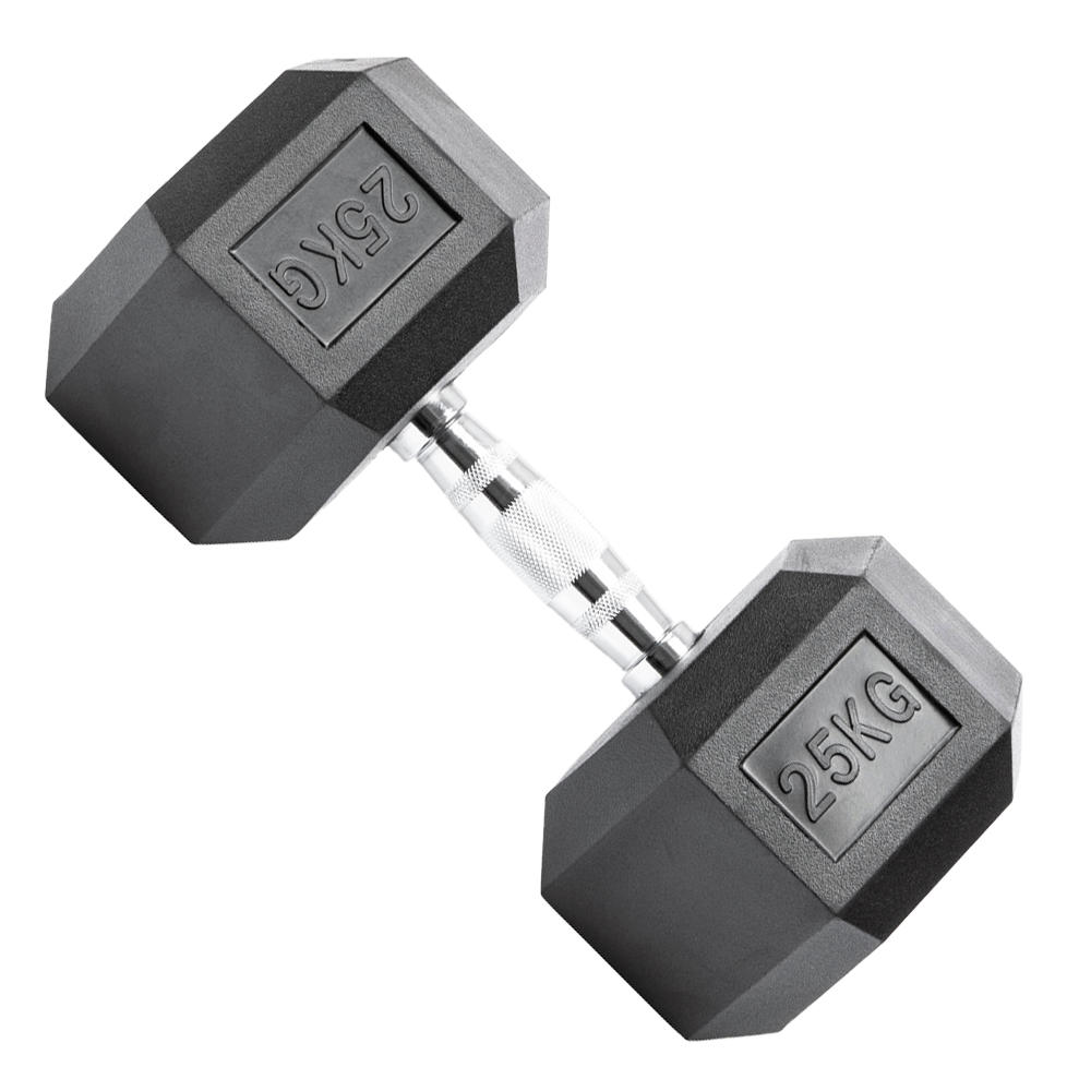 Halteres Dumbbell Sextavado Emborrachados Envolst