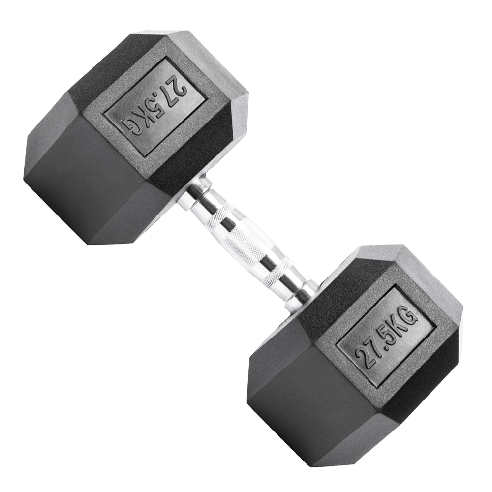 Halteres Dumbbell Sextavado Emborrachados Envolst