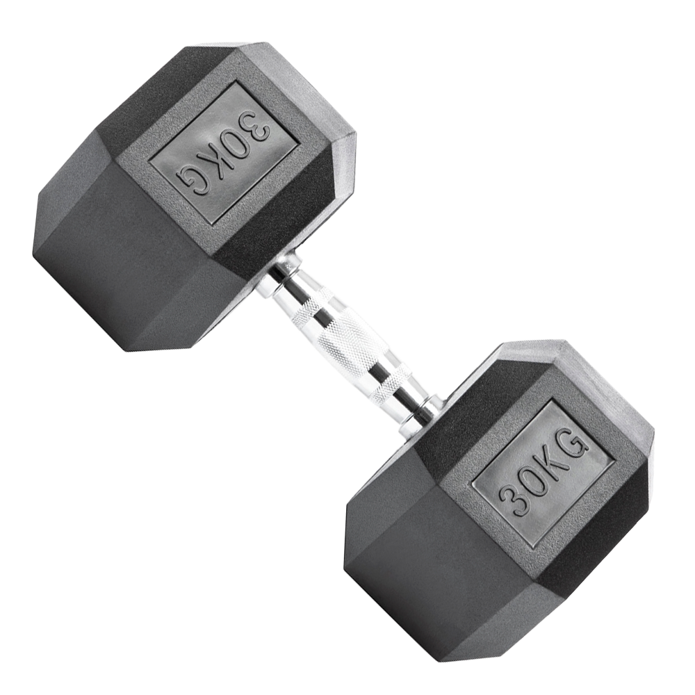 Halteres Dumbbell Sextavado Emborrachados Envolst