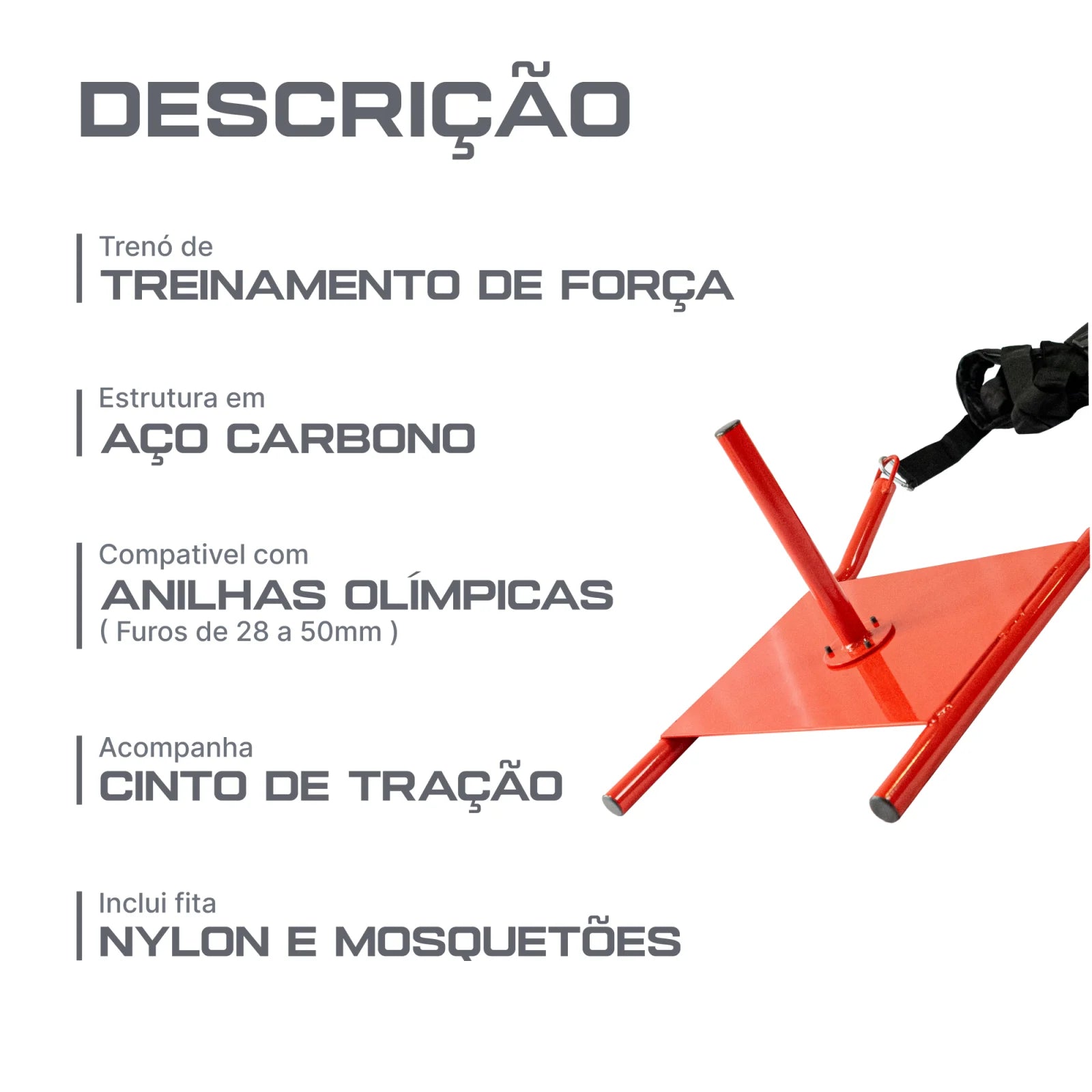 Trenó Para Treino de Força