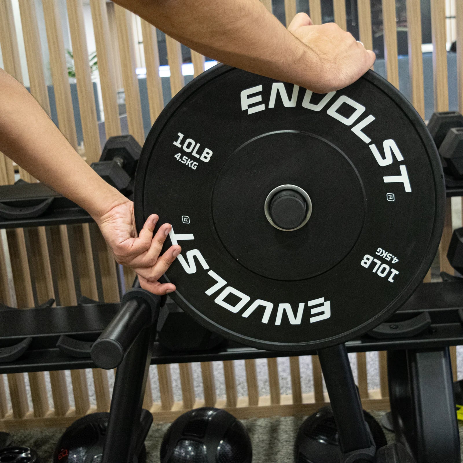 Anilha Olímpica Bumper para Crossfit e LPO IWF 10Lb Envolst