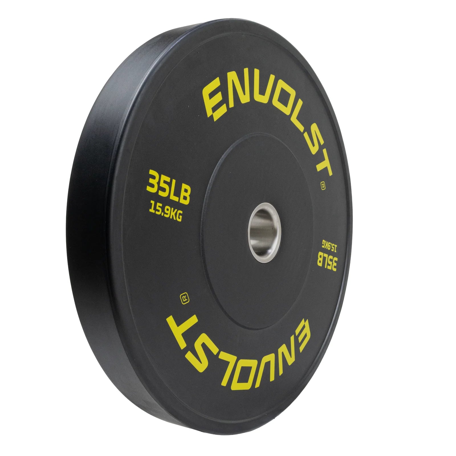 Anilha Olímpica Bumper para Crossfit e LPO IWF 35Lb Envolst