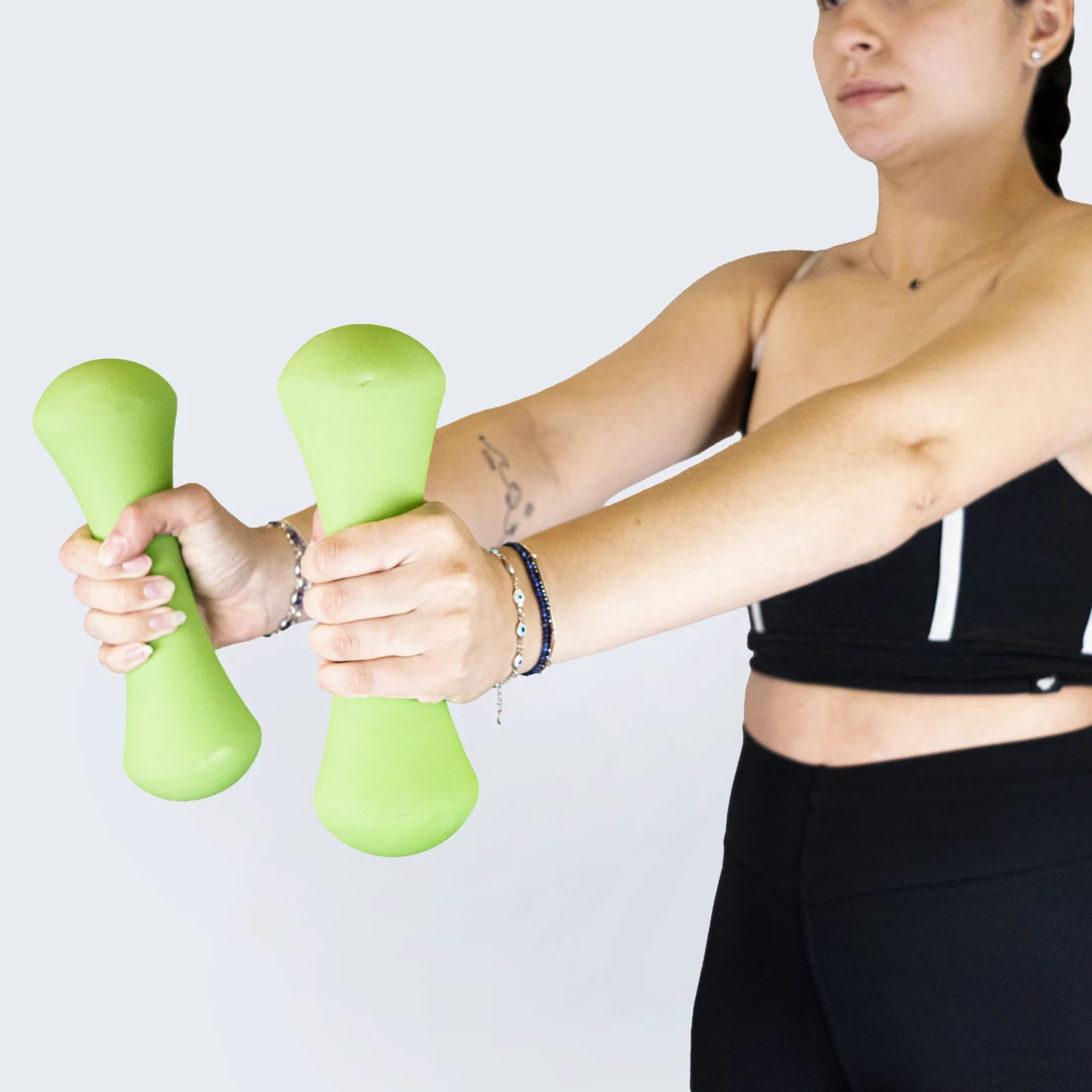 Conjunto 6 Halteres Neoprene 1, 2 e 3kg e Suporte Envolst