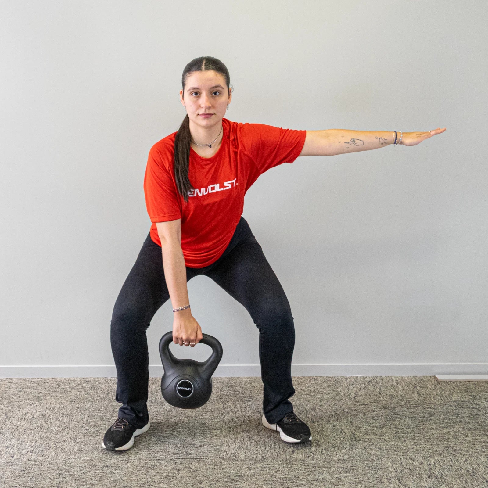 Kettlebell 6Kg Cement Treino Funcional e Musculação Envolst