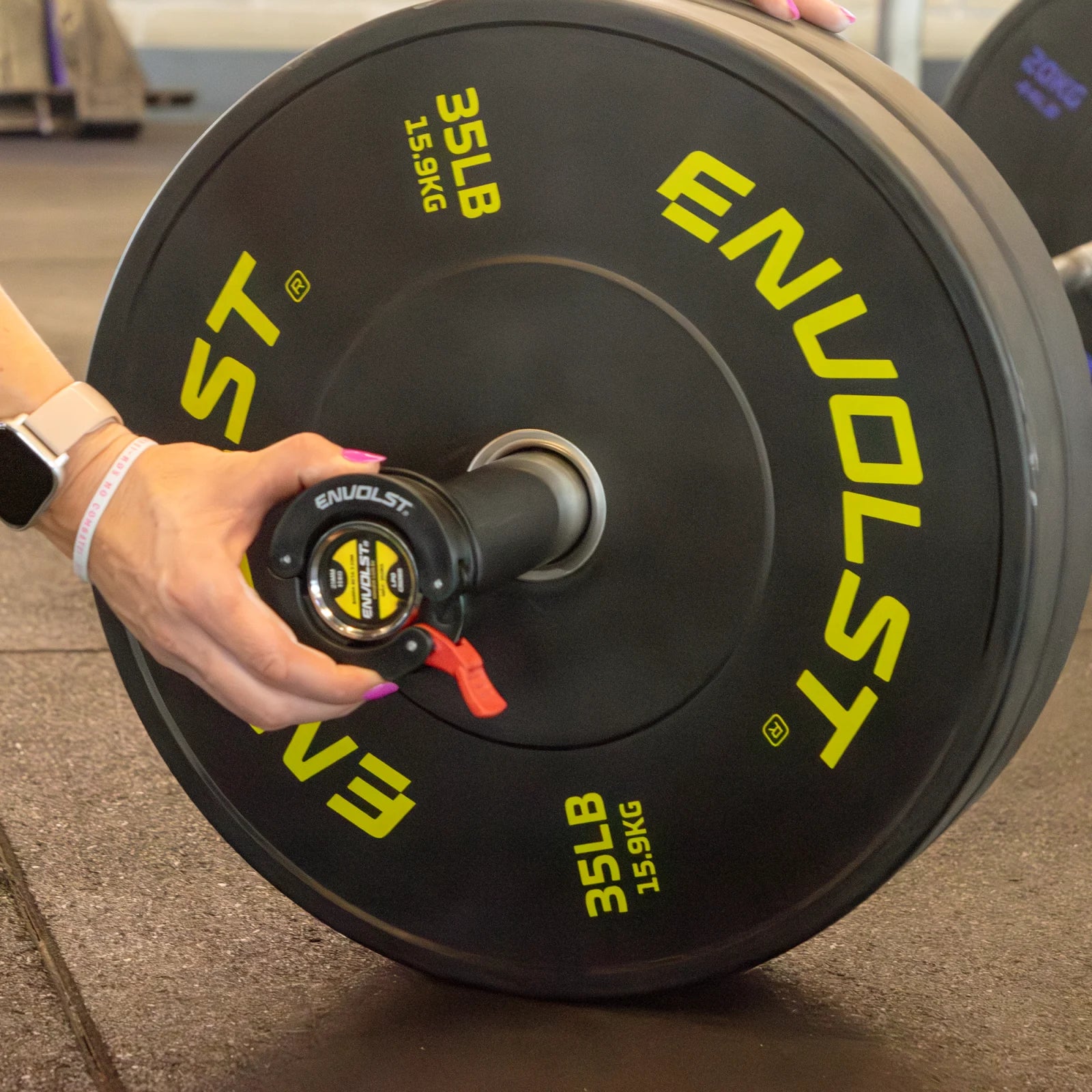 Par de Presilhas 50mm para Barra Olímpica Crossfit LPO Envolst