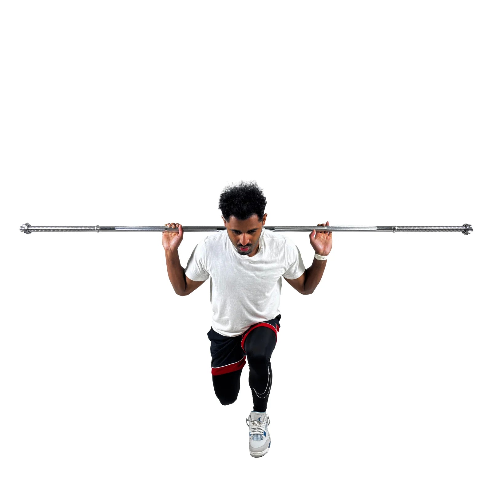 Barra de Musculação Reta 2,20m Maciça 28mm com Rosca Envolst