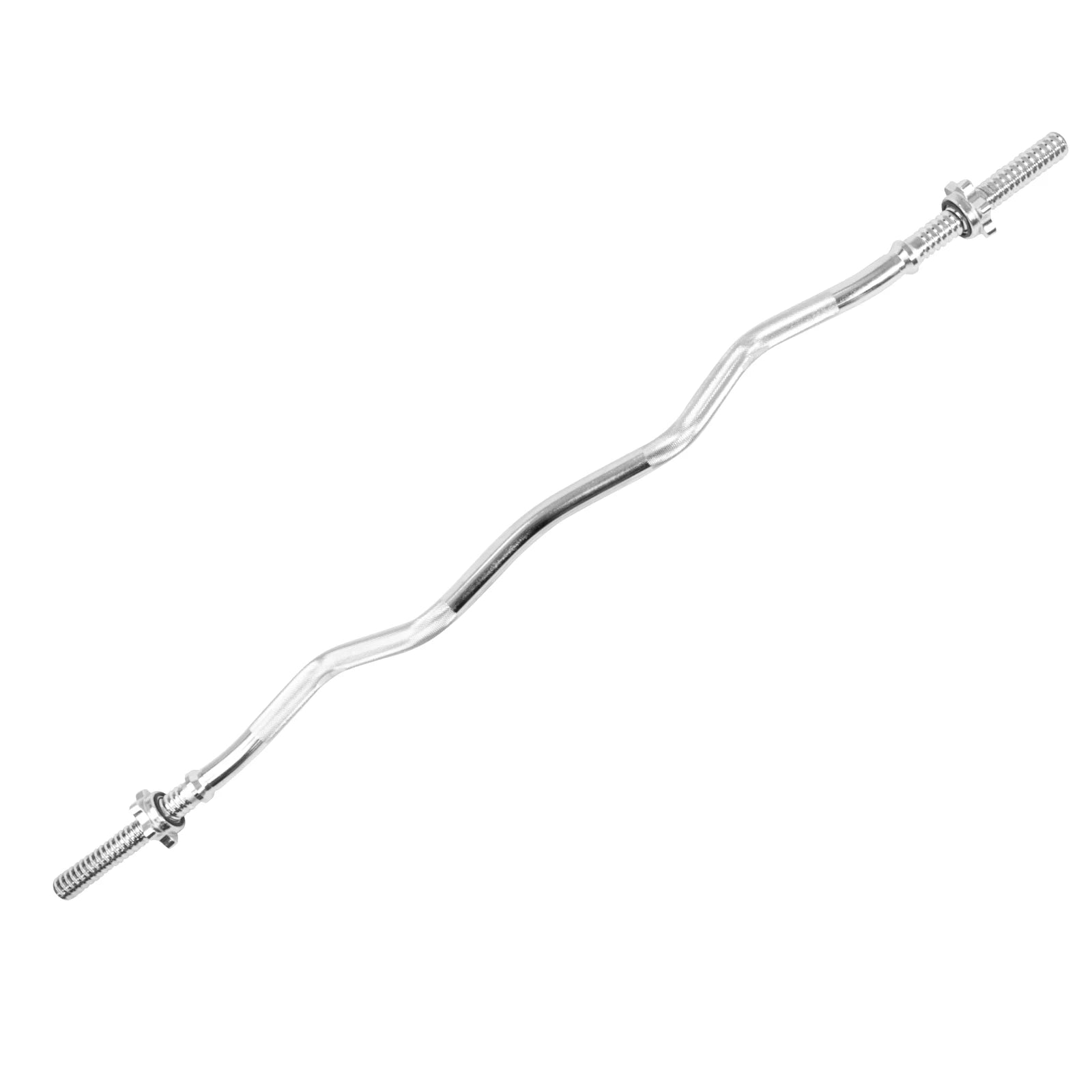 Barra de Musculação W 1,20m Maciça 28mm com Rosca Envolst
