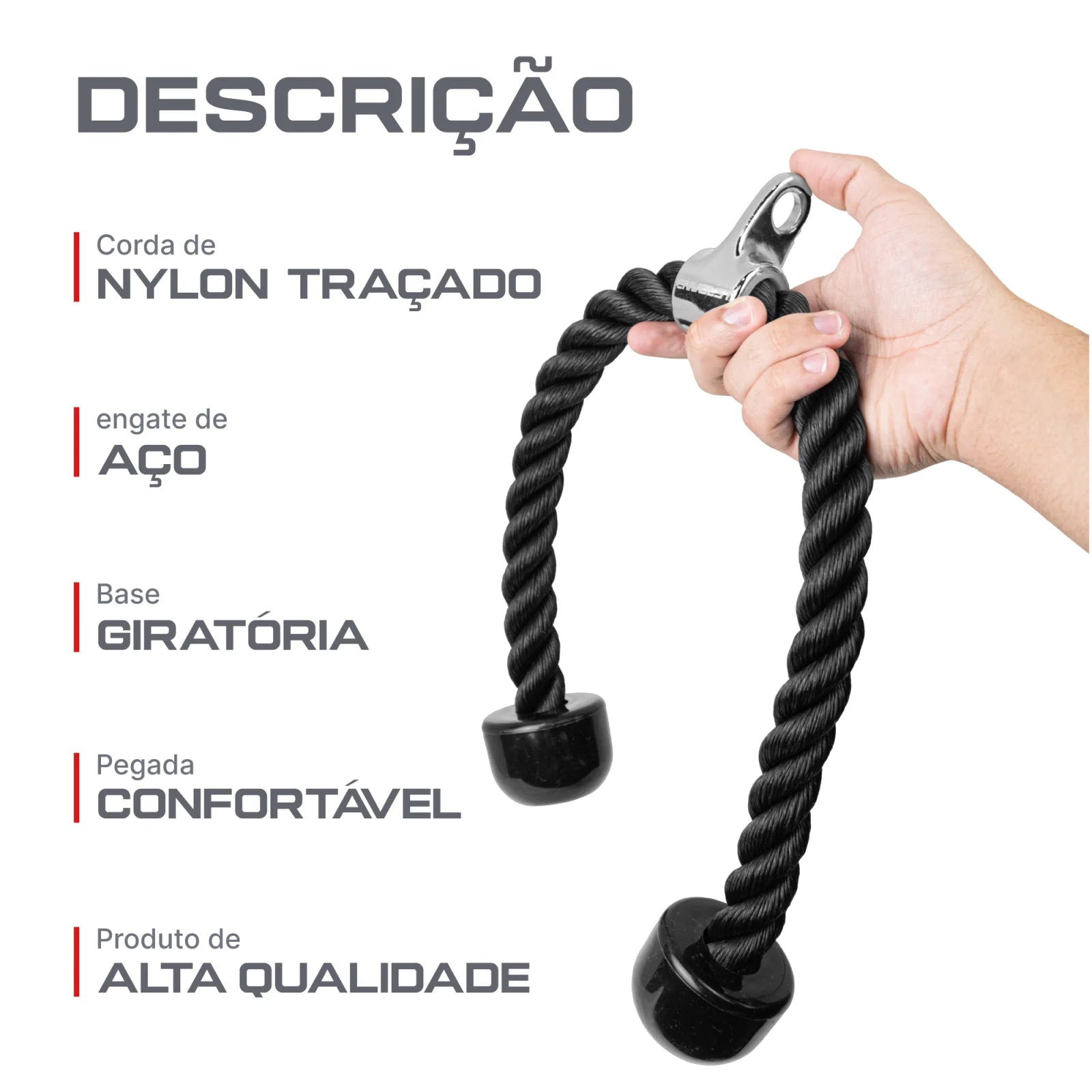 Puxador Corda Crossover Profissional Envolst