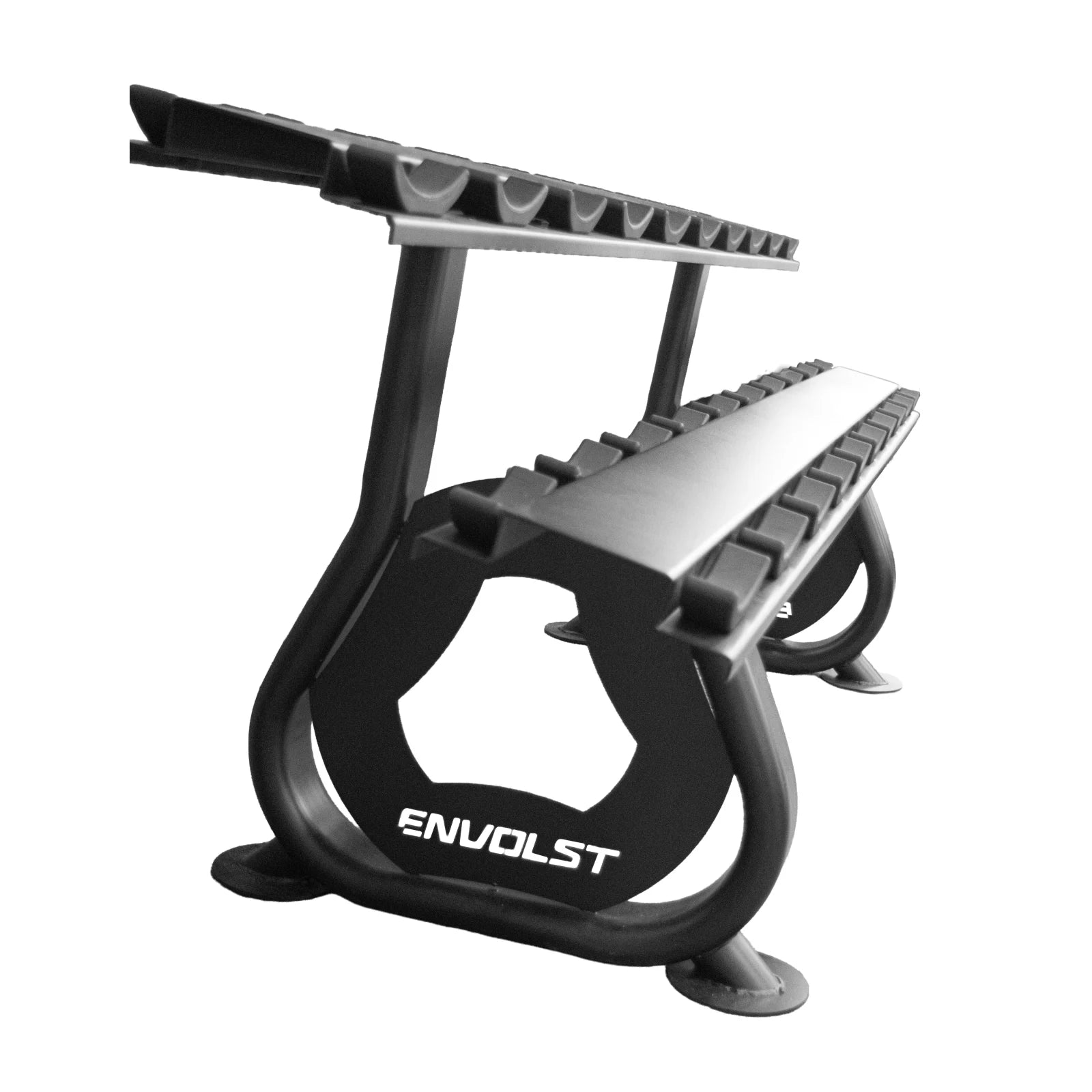 Suporte Expositor Horizontal para 10 Pares de Dumbbells Envolst