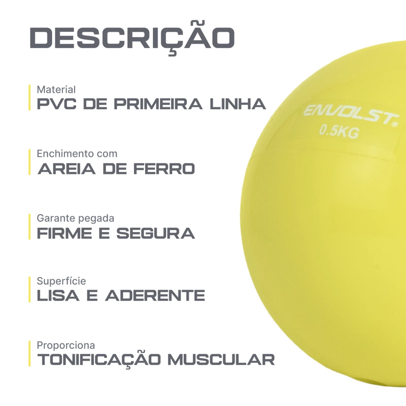 Toning Ball 0,5kg Envolst
