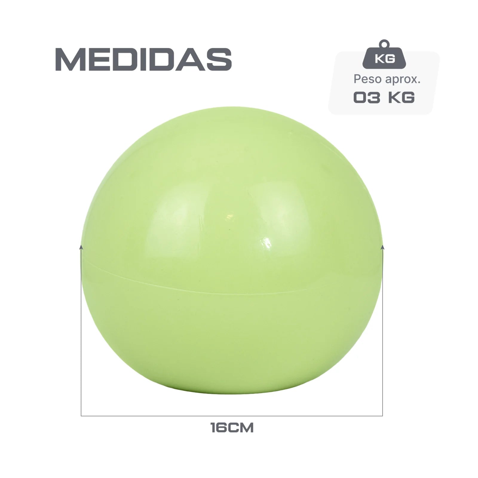 Toning Ball 3kg Envolst