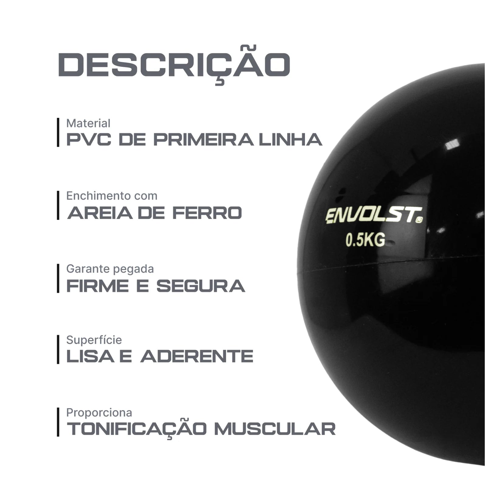 Bola Tonificadora Toning Ball 0,5kg