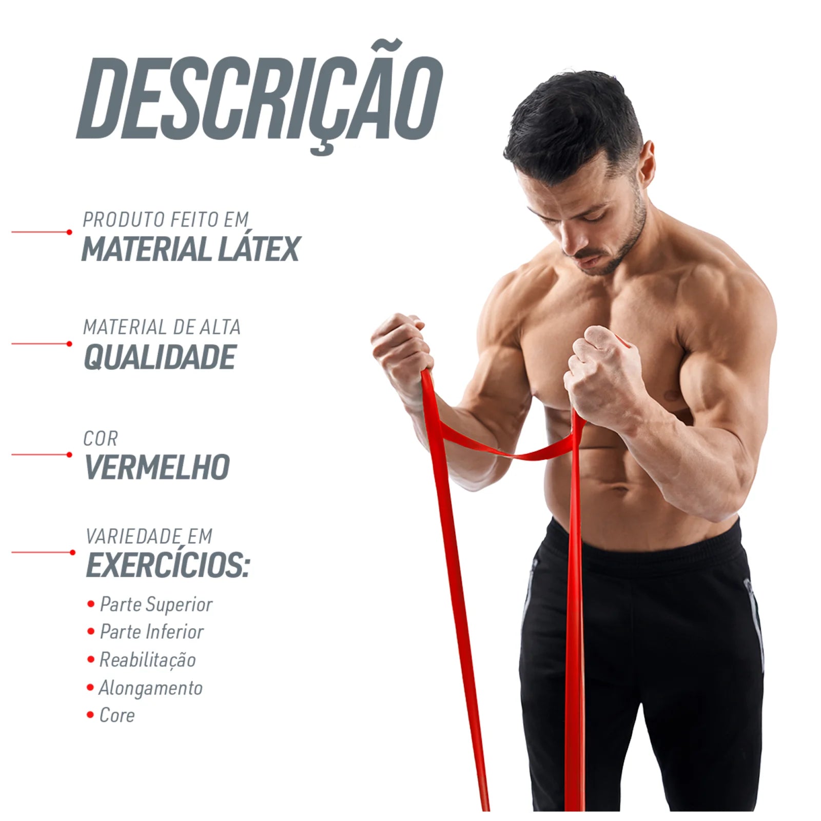 Super Band 1.3 Elástico Extensor Borracha Envolst