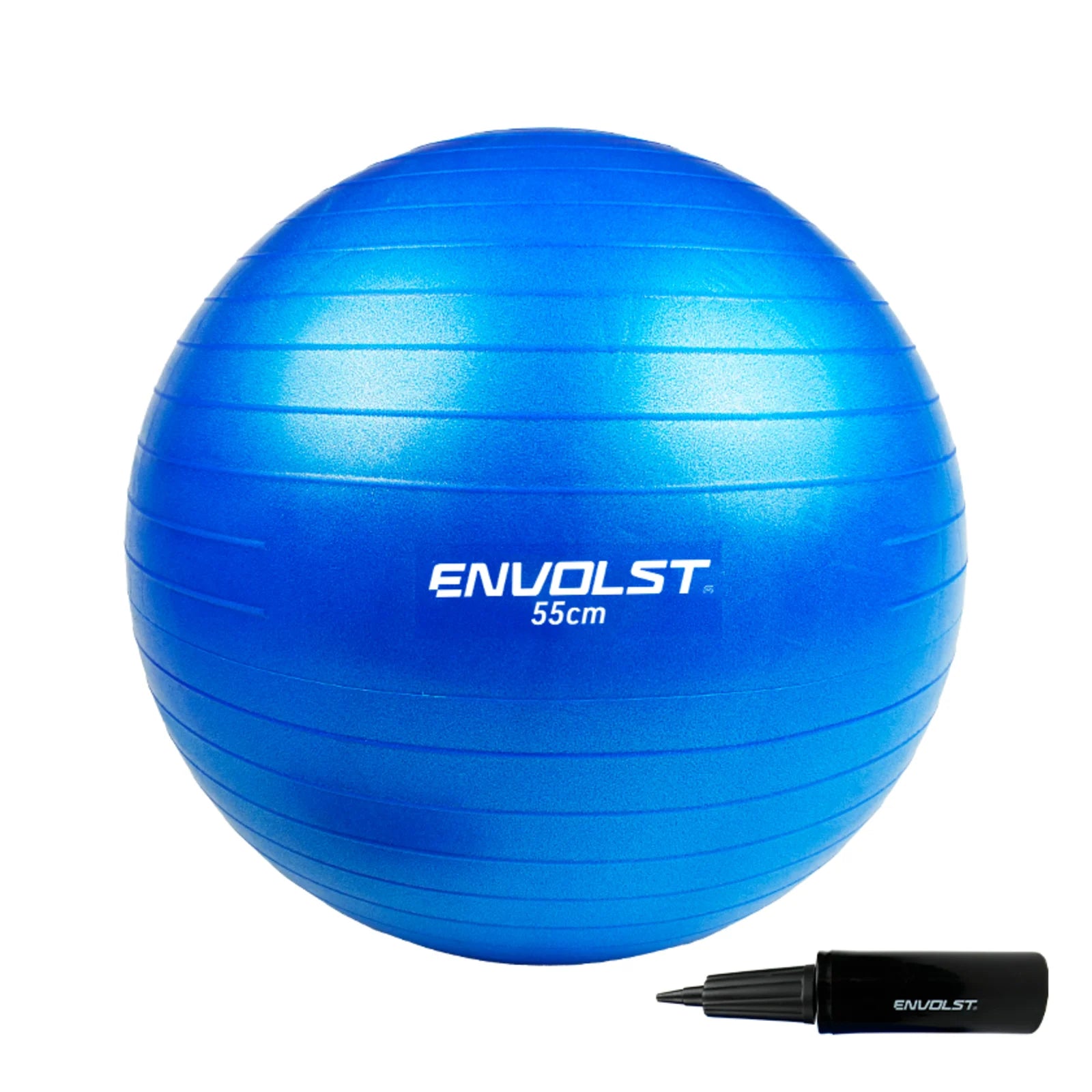 Bola Suíça Gym Ball 55cm Anti Estouro Envolst - Azul