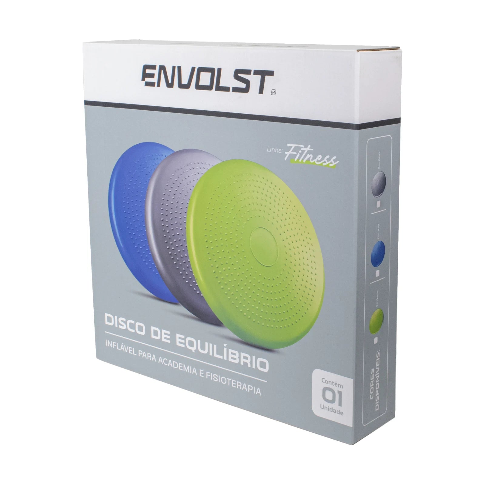 Disco de Equilíbrio Inflável Envolst - Verde