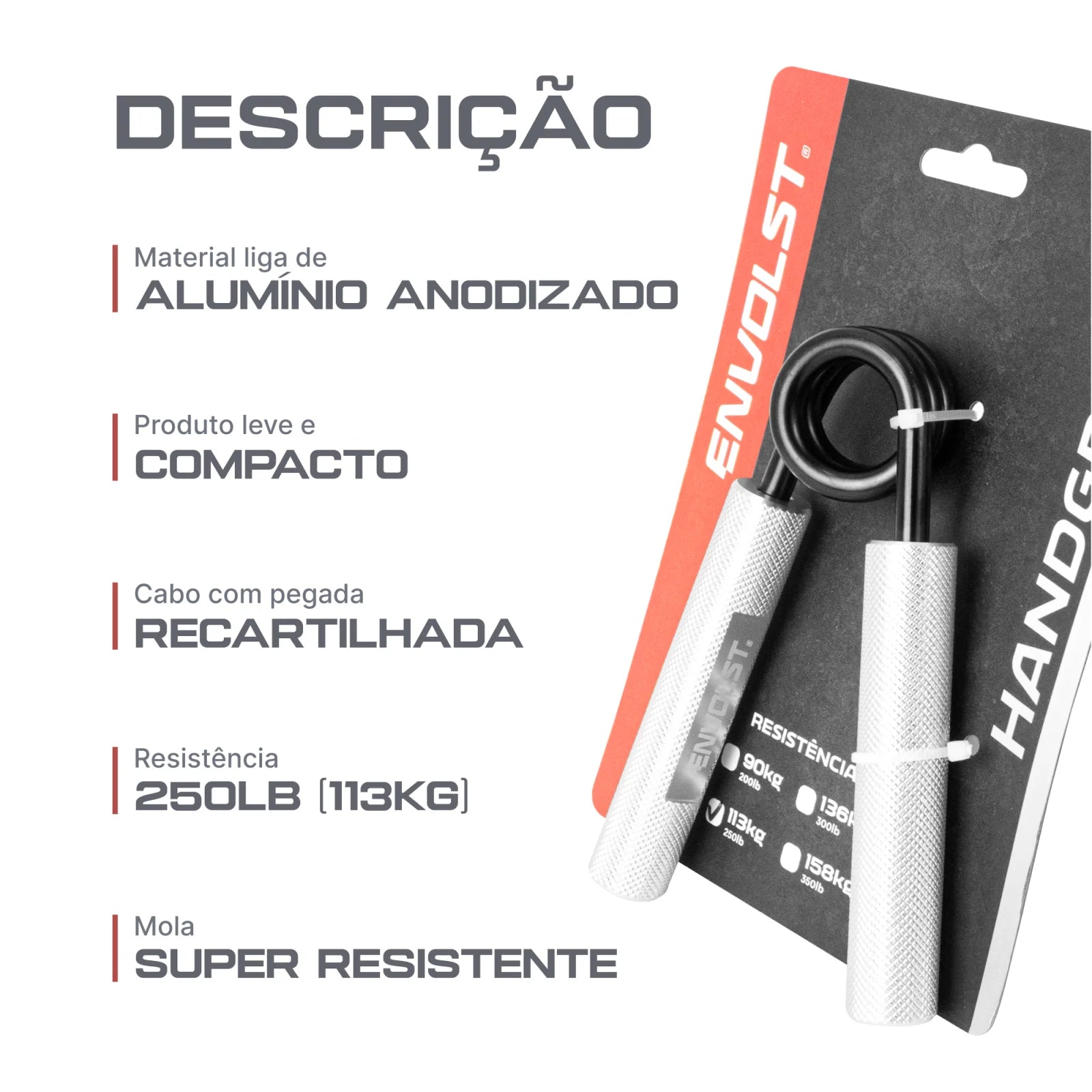 Hand Grip 250 lb (113 kg) Envolst