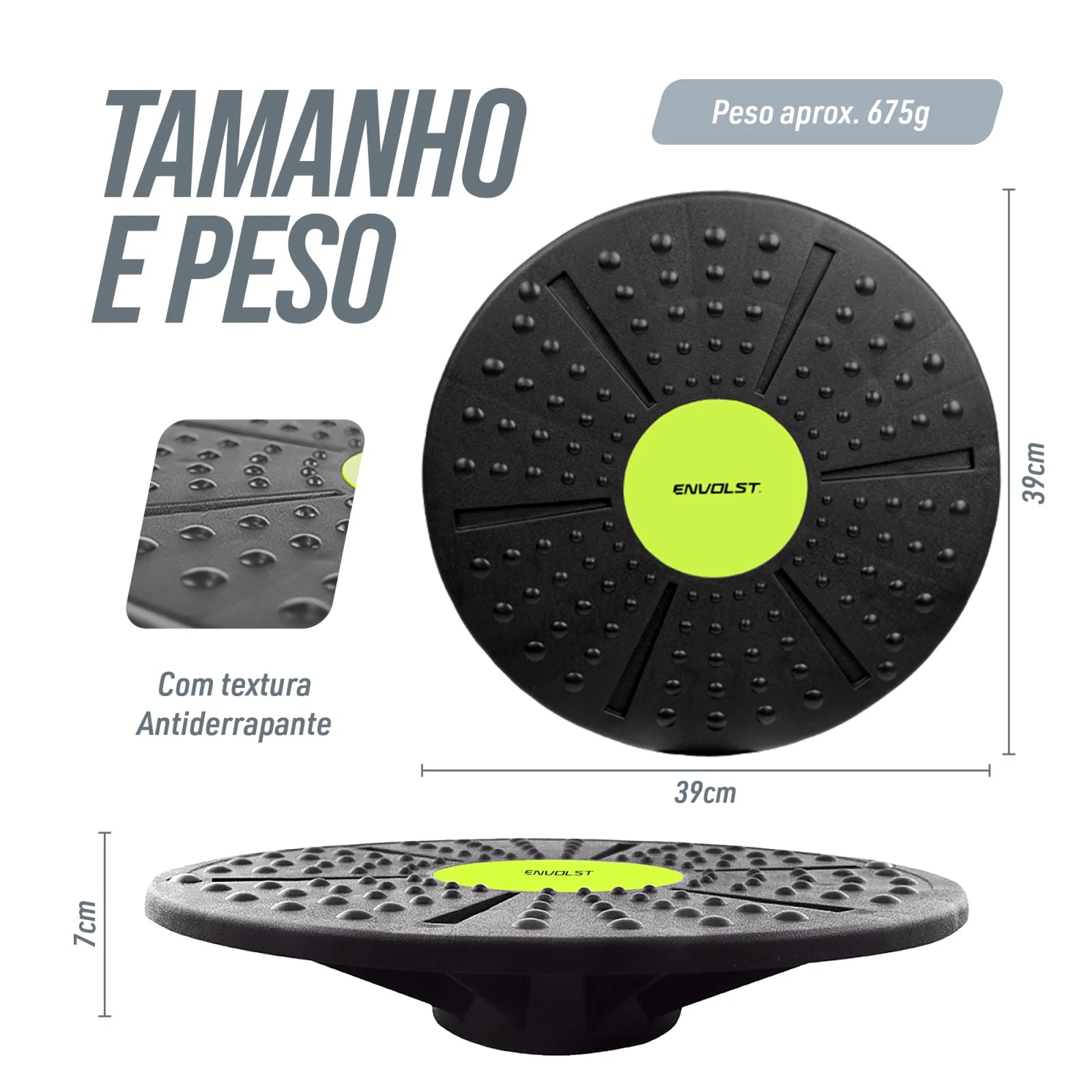 Disco de Equilíbrio Rígido Envolst