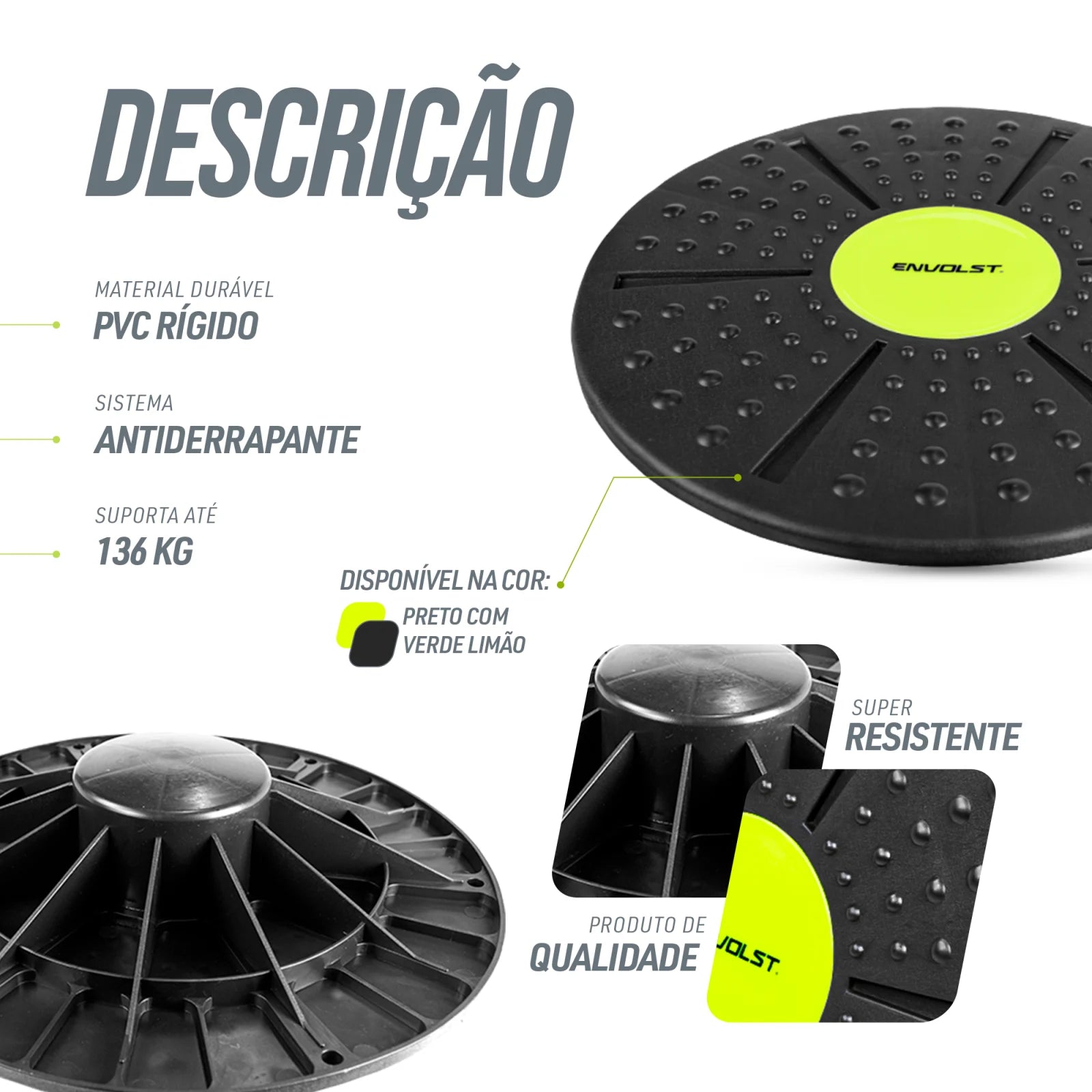 Disco de Equilíbrio Rígido Envolst