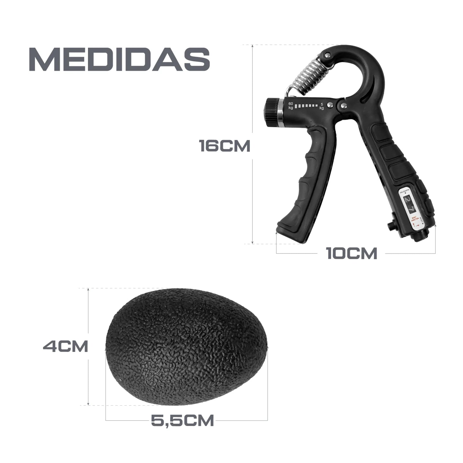 KIT Hand Grip 6 em 1