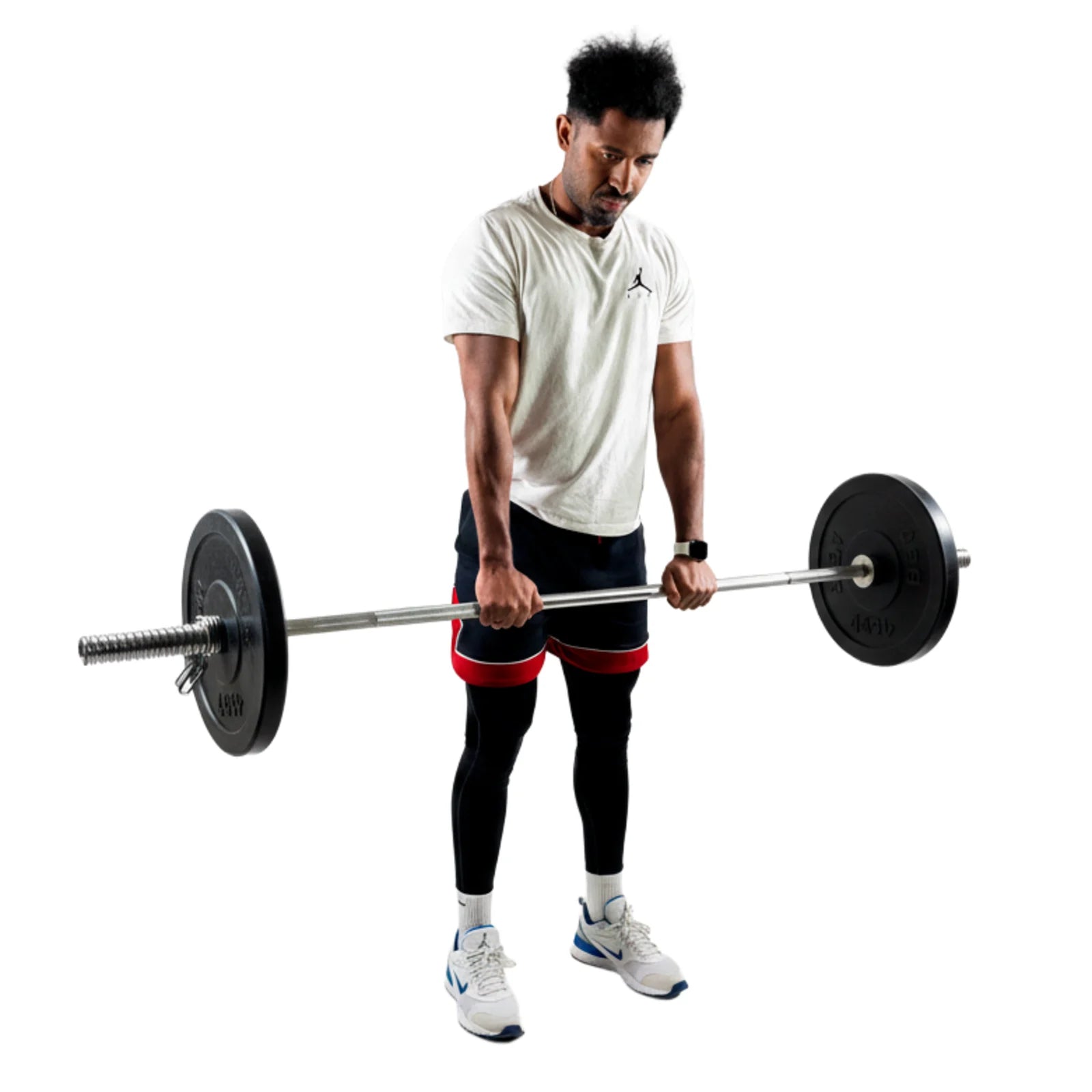 Barra de Musculação Reta 1,20m Maciça 28mm com Rosca Envolst