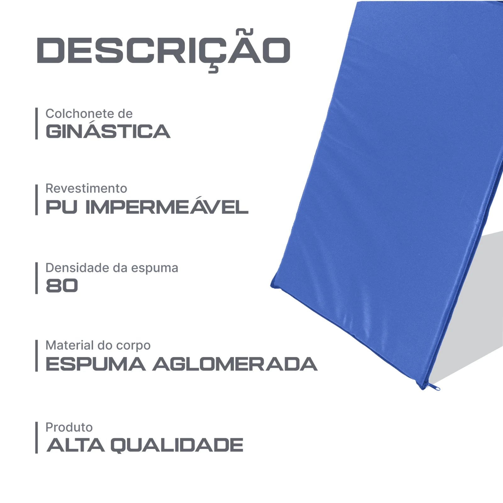 Colchonete Premium 1,0 X 0,60 X 0,03M • D80