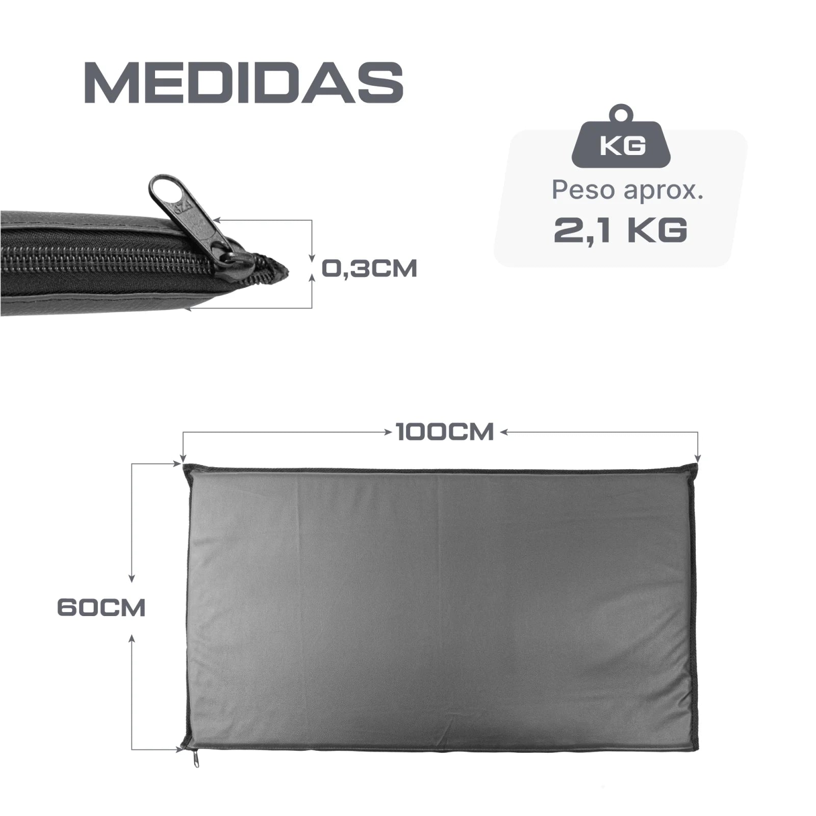 Colchonete Premium 1,0 X 0,60 X 0,03M • D80