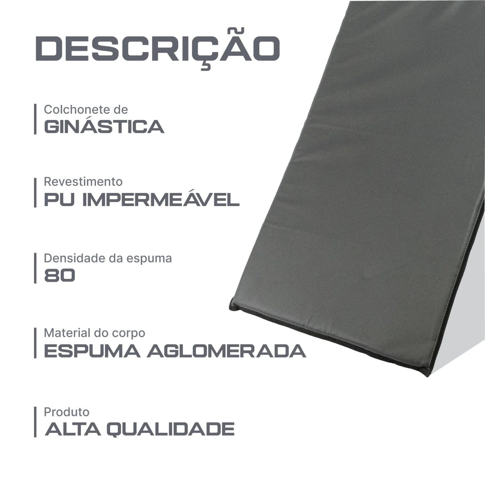 Colchonete Premium 1,0 X 0,60 X 0,03M • D80
