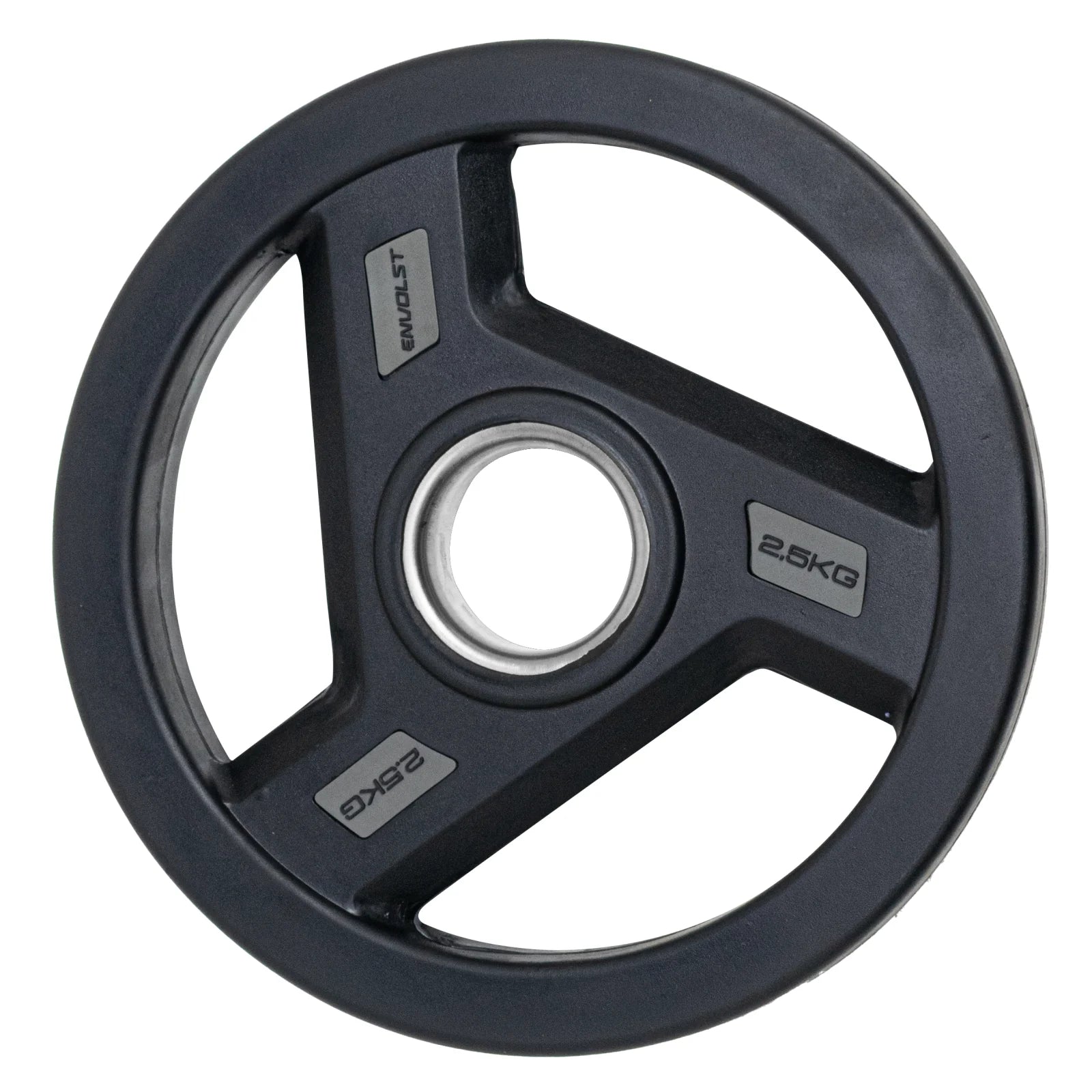 Anilha Olímpica Injetada com Anel de Metal 2,5Kg Envolst