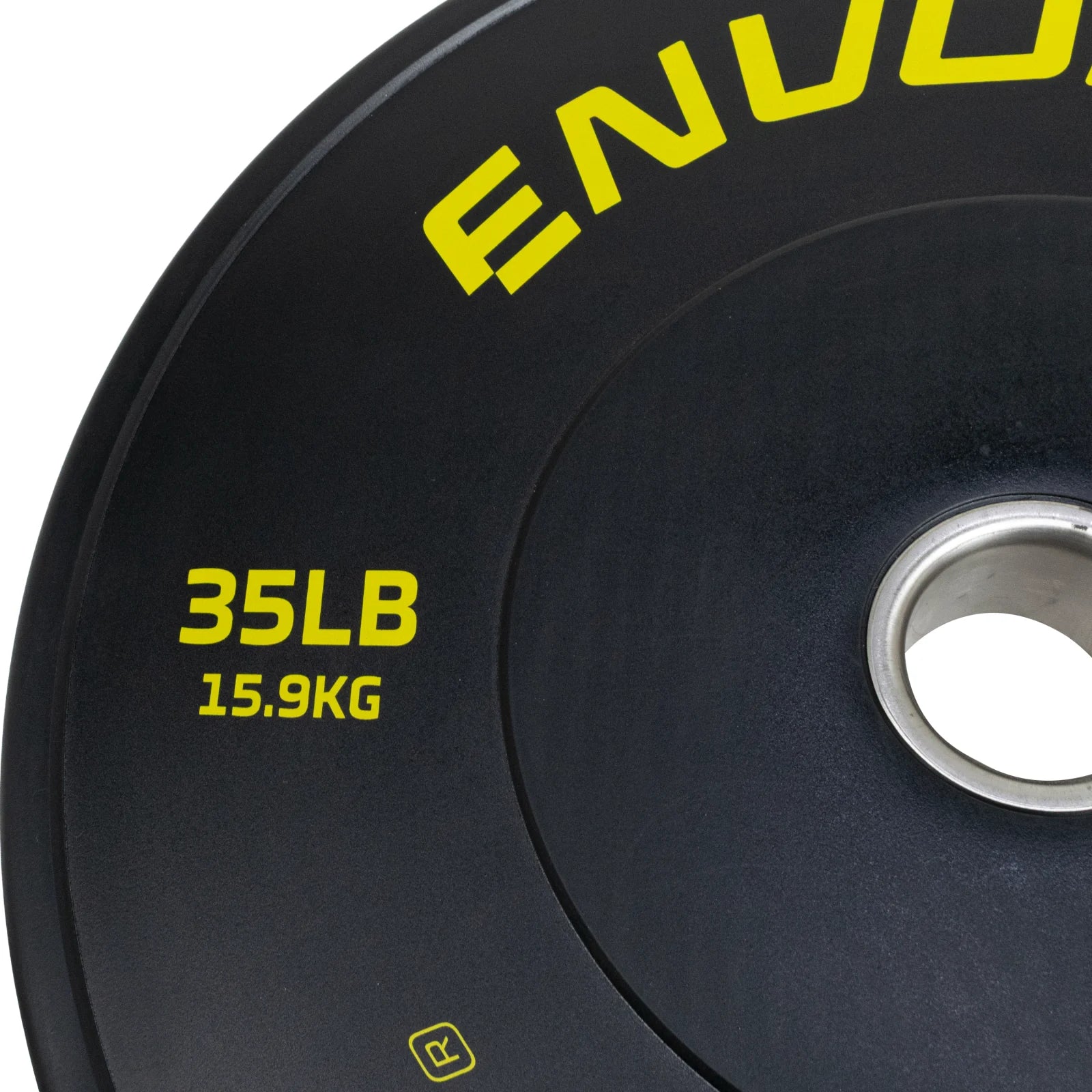 Anilha Olímpica Bumper para Crossfit e LPO IWF 35Lb Envolst