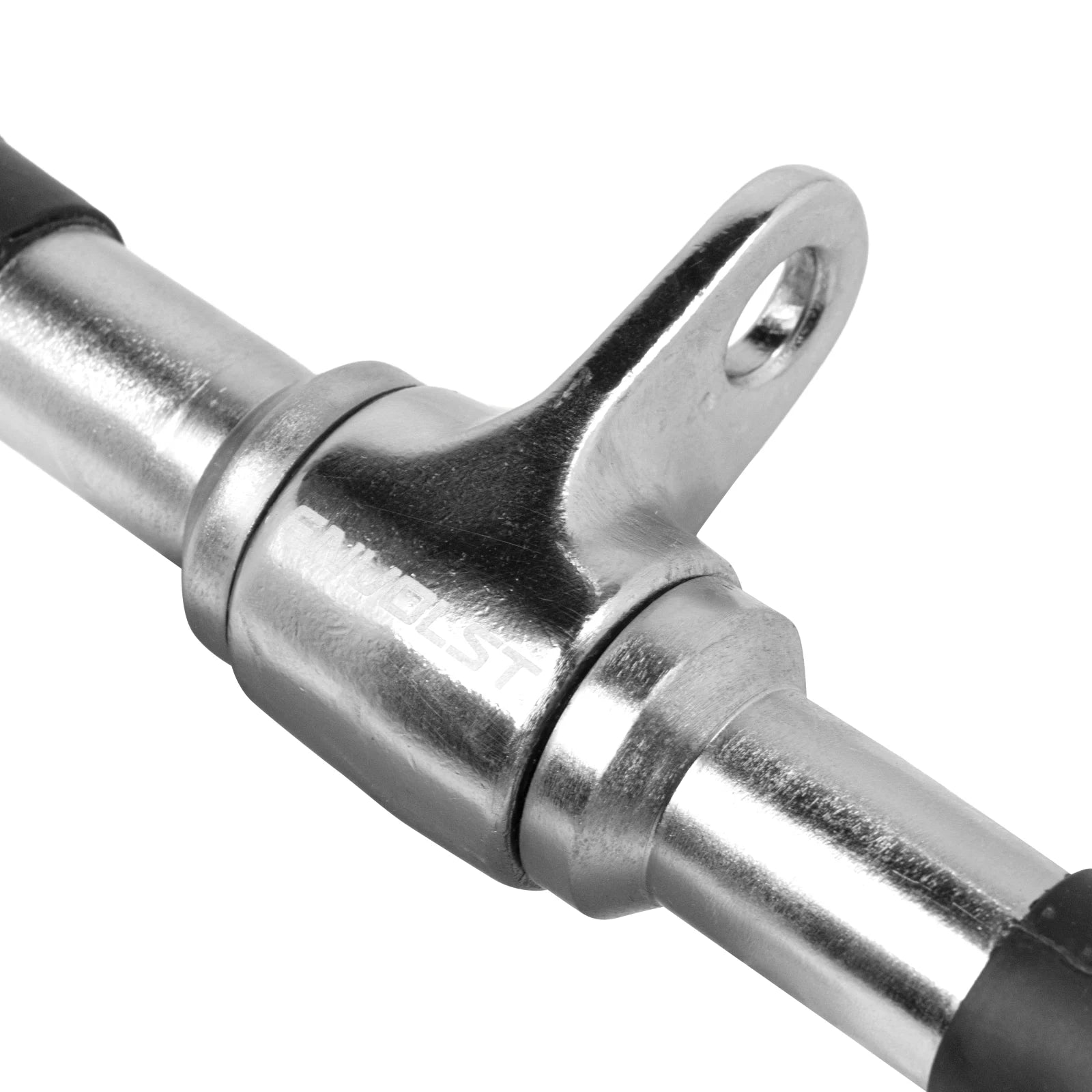 Puxador Barra Romana 96cm Pulley Cromado Maciço com Giro Envolst