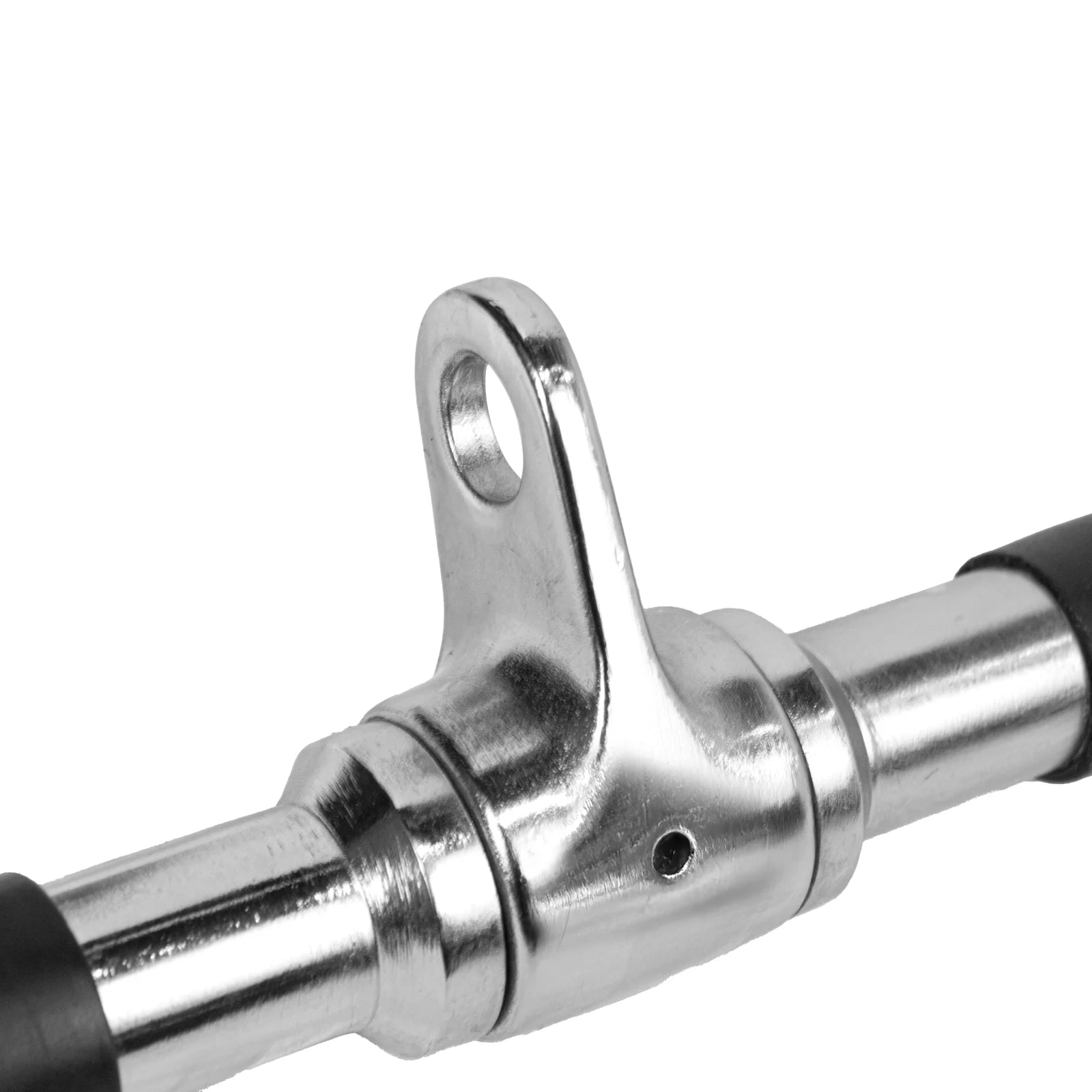 Puxador Barra Reta 50cm Pulley Cromado Maciço com Giro Envolst