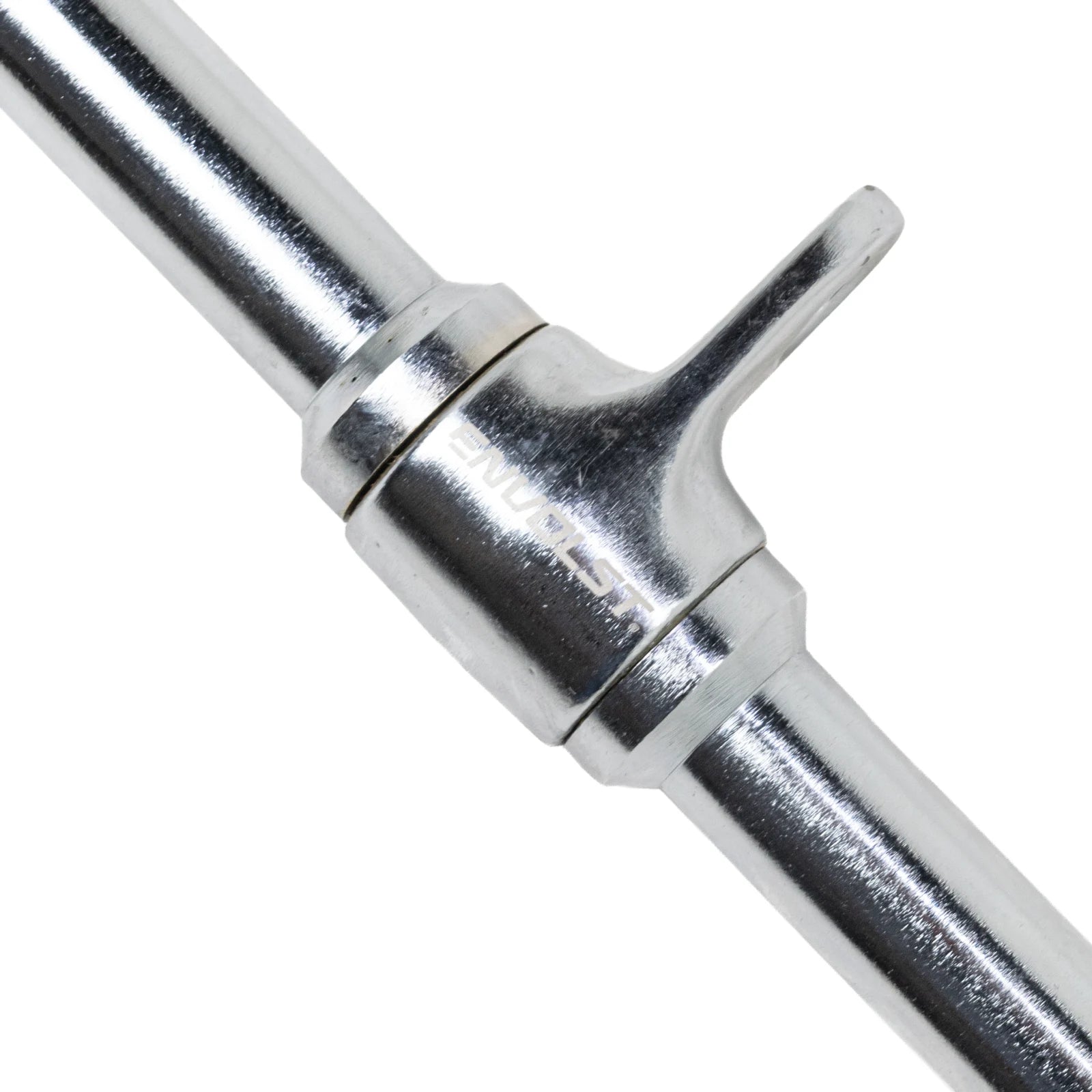 Puxador Barra Reta 50cm Pulley Cromado Maciço com Giro Envolst