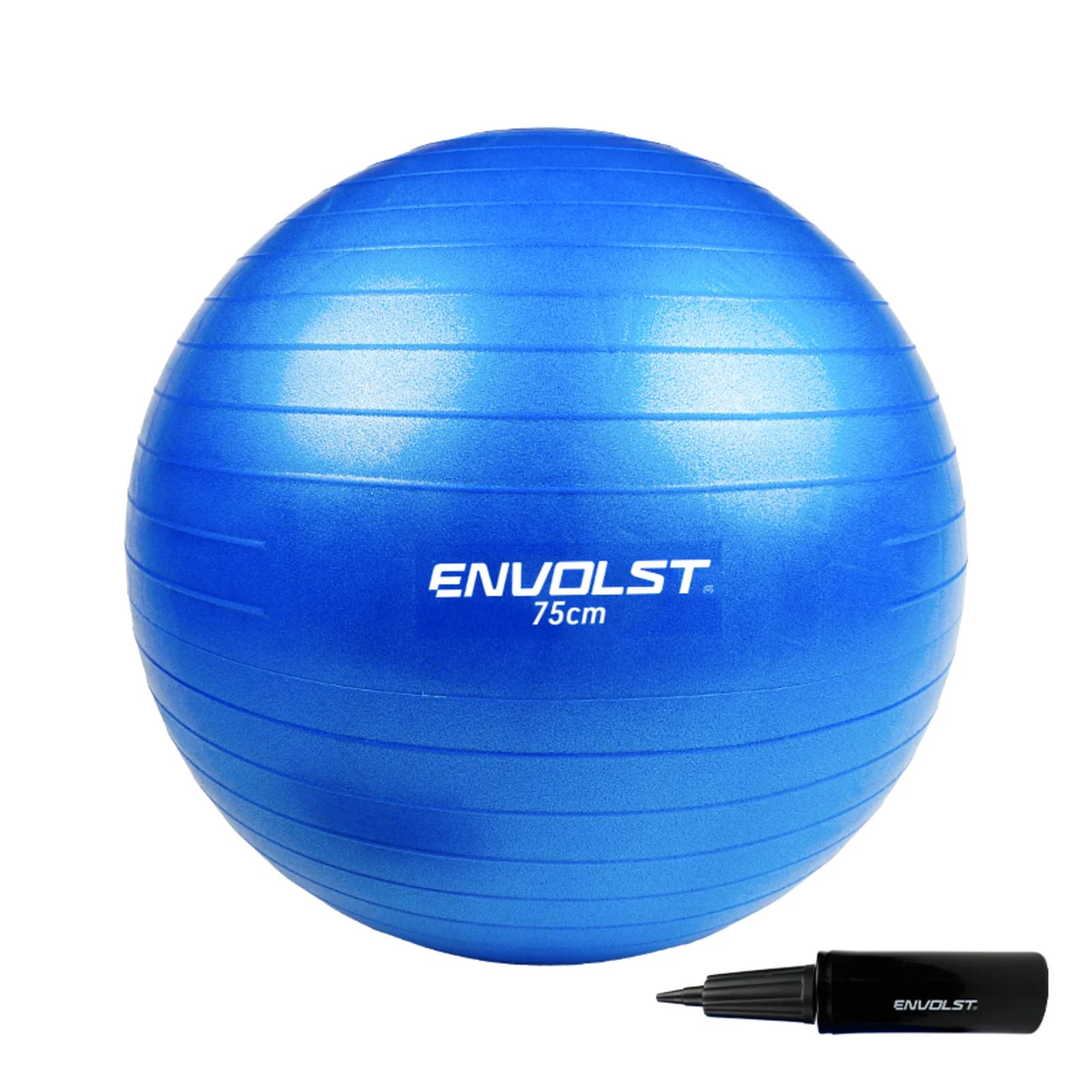 Bola Suíça Gym Ball 75cm Anti Estouro Envolst - Azul