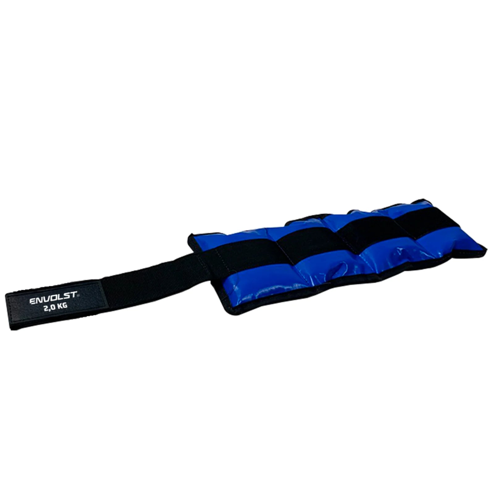 Tornozeleira caneleira em vinilona azul profissional 2kg Envolst - par