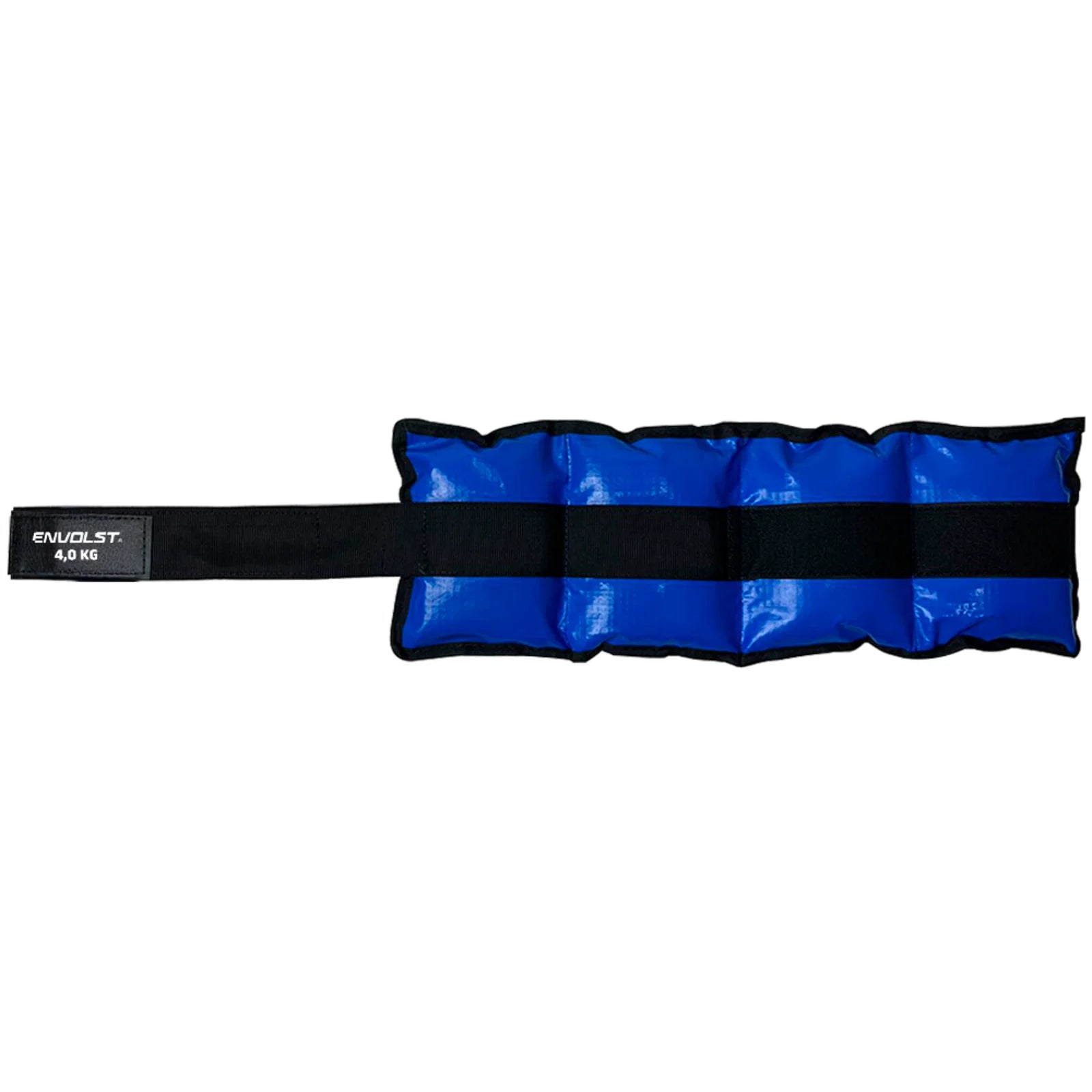 Tornozeleira caneleira em vinilona azul profissional 4kg Envolst - par