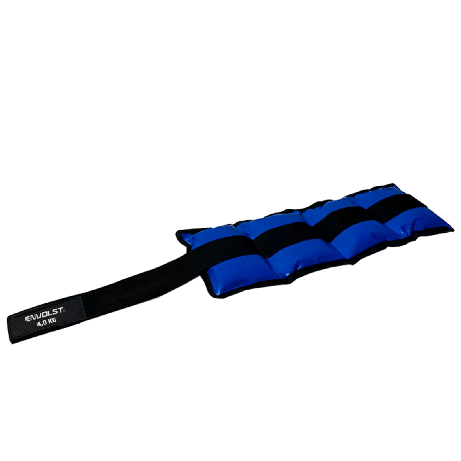 Tornozeleira caneleira em vinilona azul profissional 4kg Envolst - par