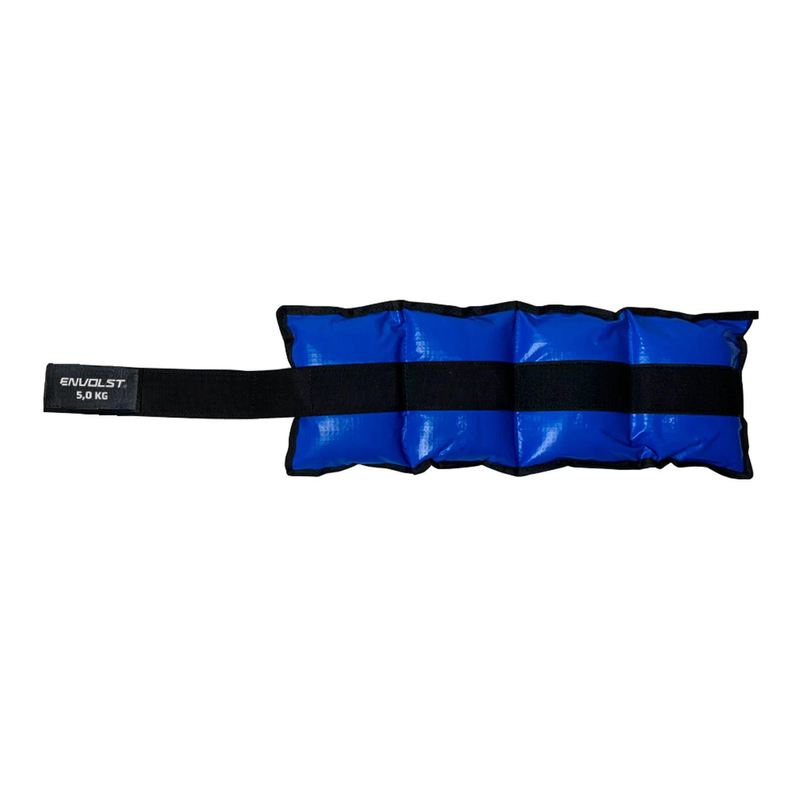 Tornozeleira caneleira em vinilona azul profissional 5kg Envolst - par