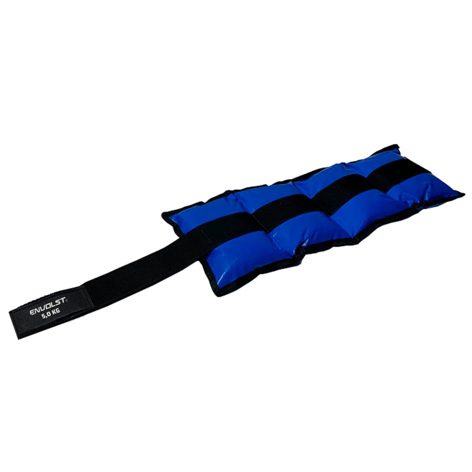 Tornozeleira caneleira em vinilona azul profissional 5kg Envolst - par