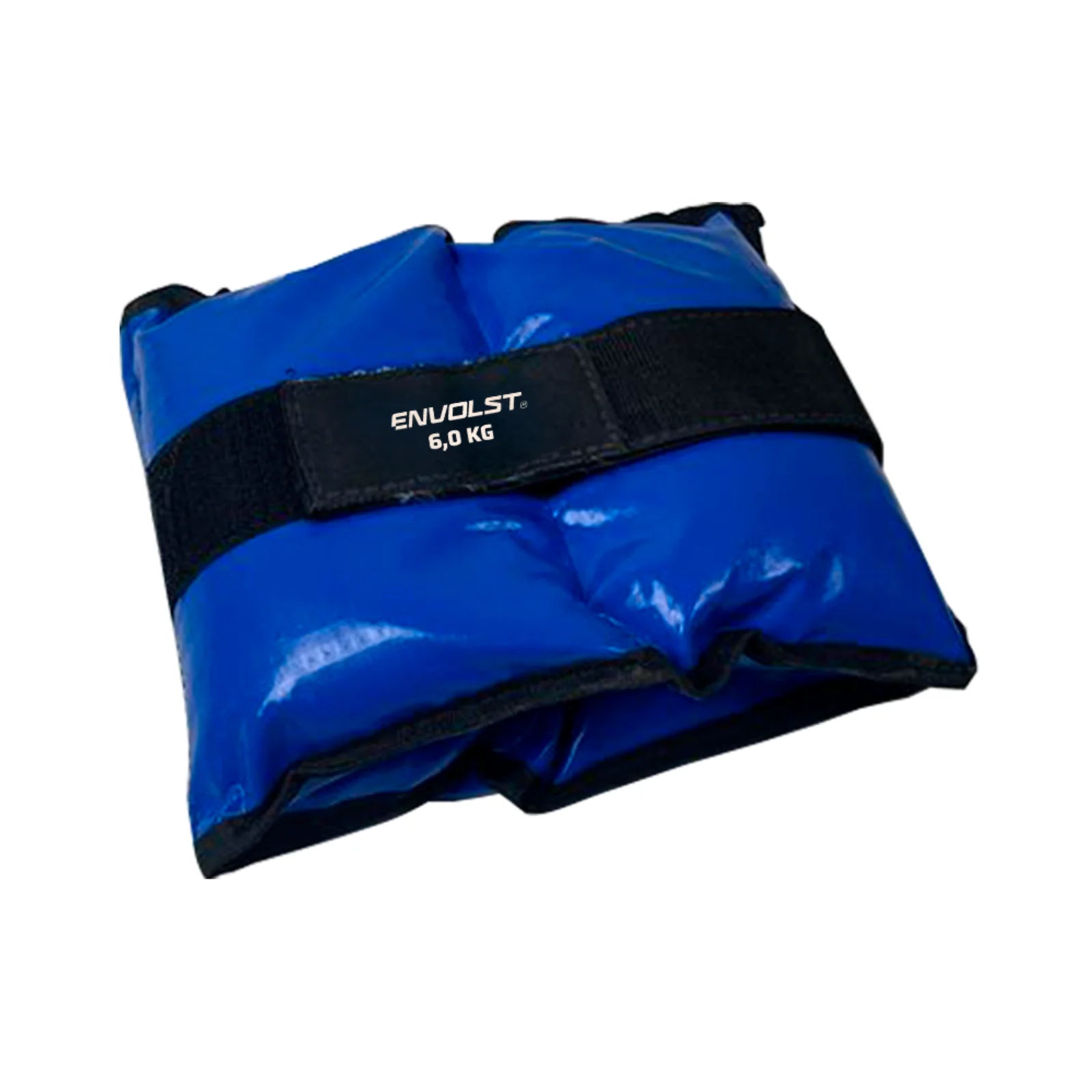 Tornozeleira caneleira em vinilona azul profissional 6kg Envolst - par