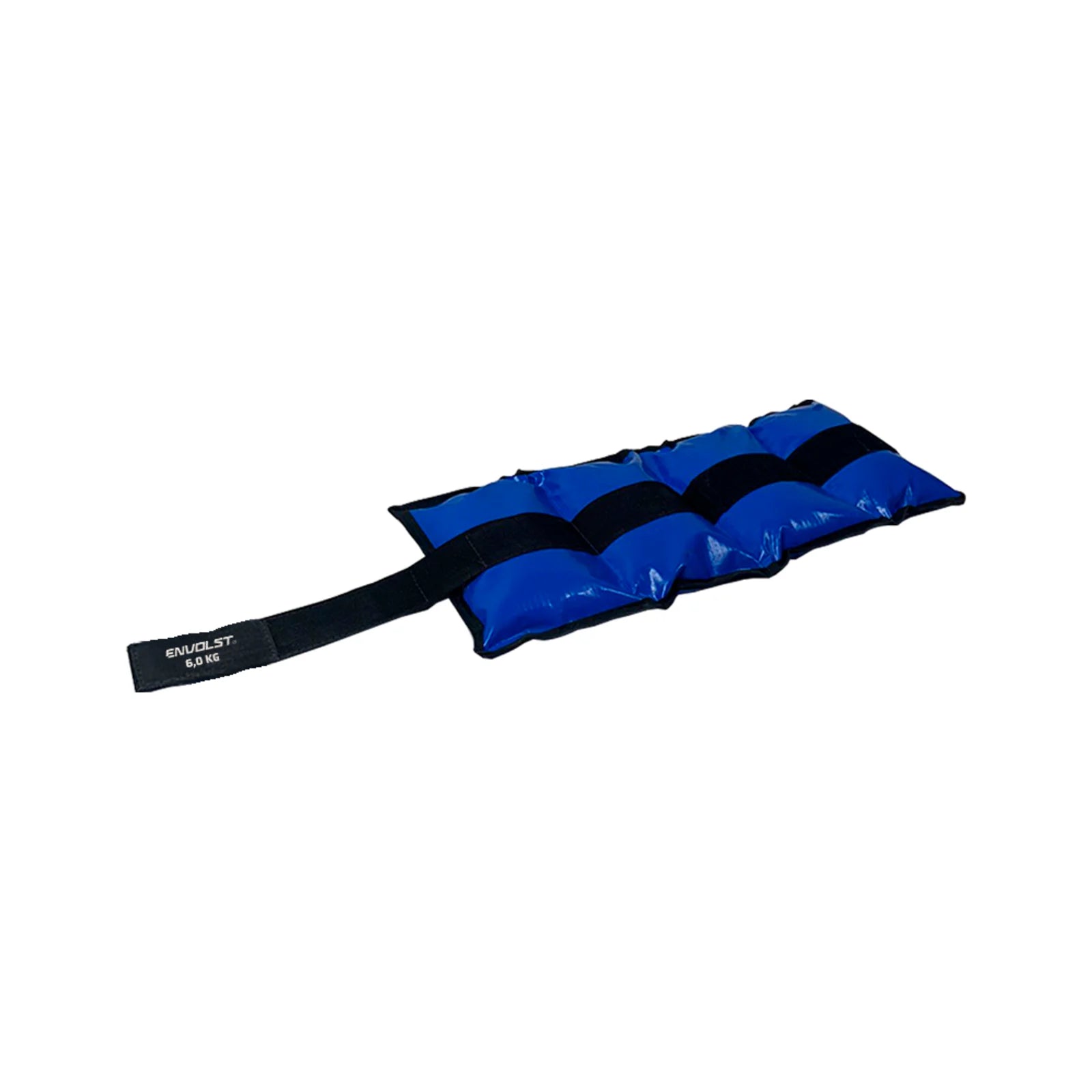 Tornozeleira caneleira em vinilona azul profissional 6kg Envolst - par