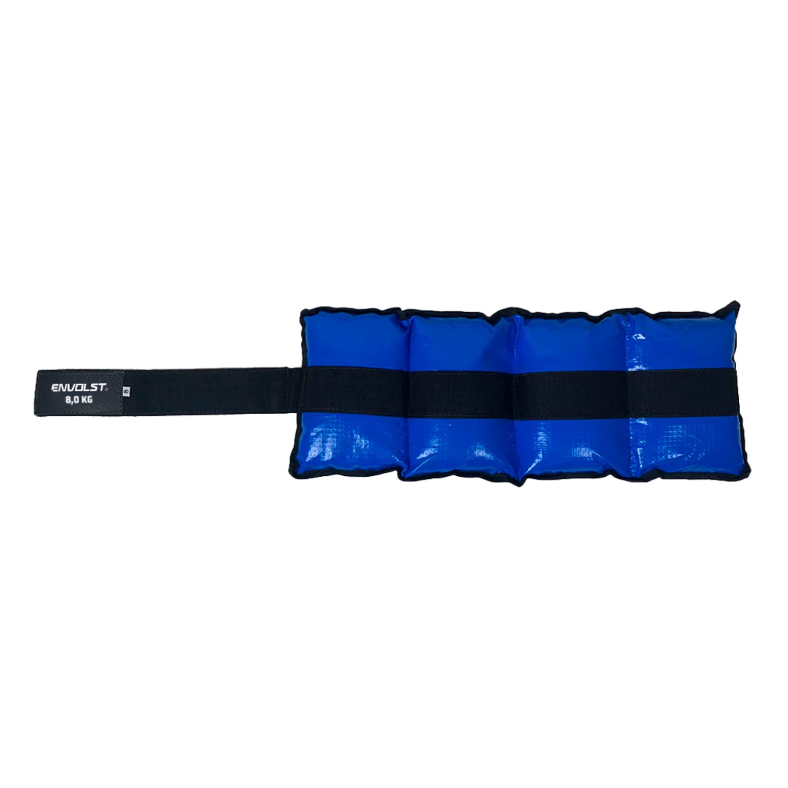 Tornozeleira caneleira em vinilona azul profissional 8kg Envolst - par