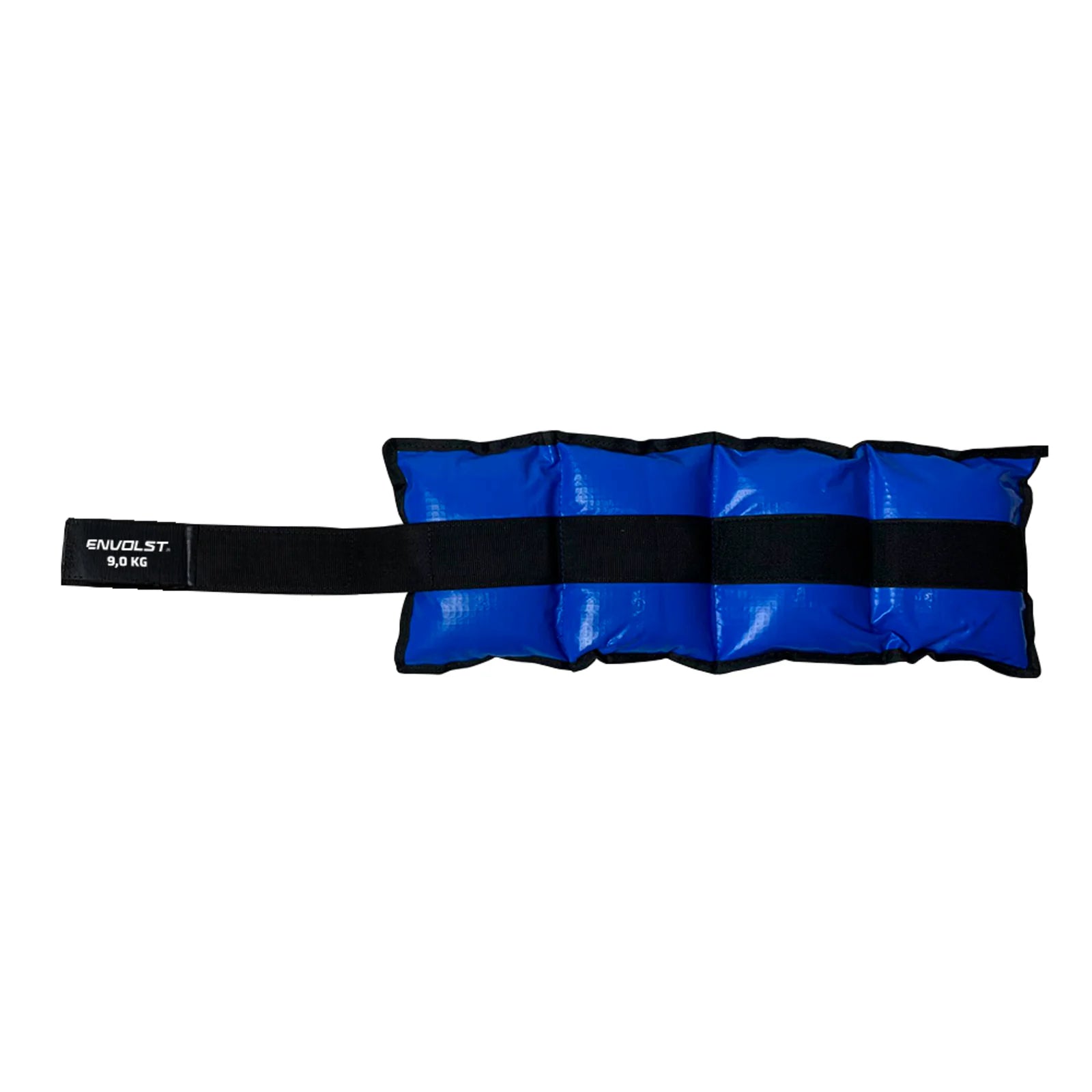 Tornozeleira caneleira em vinilona azul profissional 9kg Envolst - par