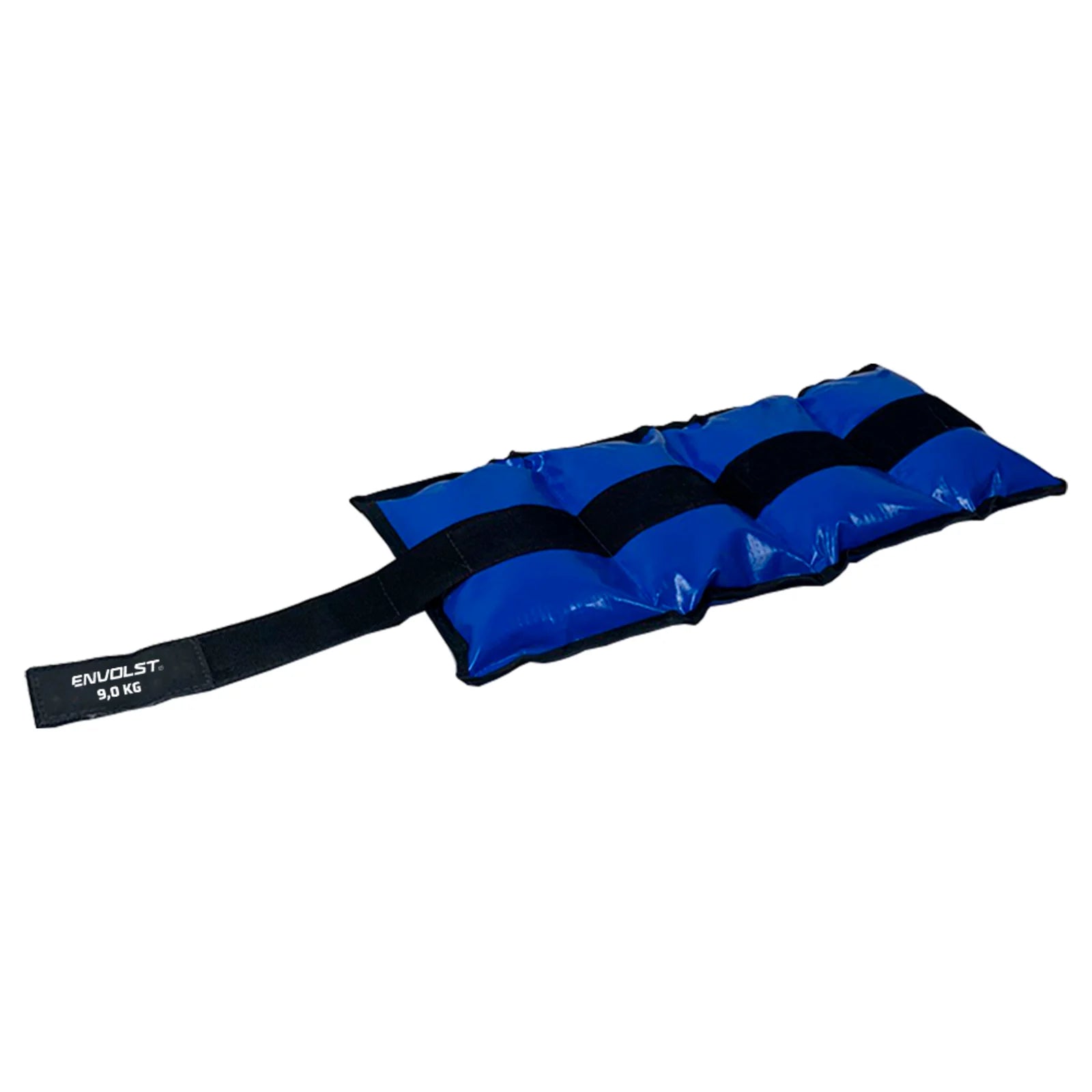 Tornozeleira caneleira em vinilona azul profissional 9kg Envolst - par