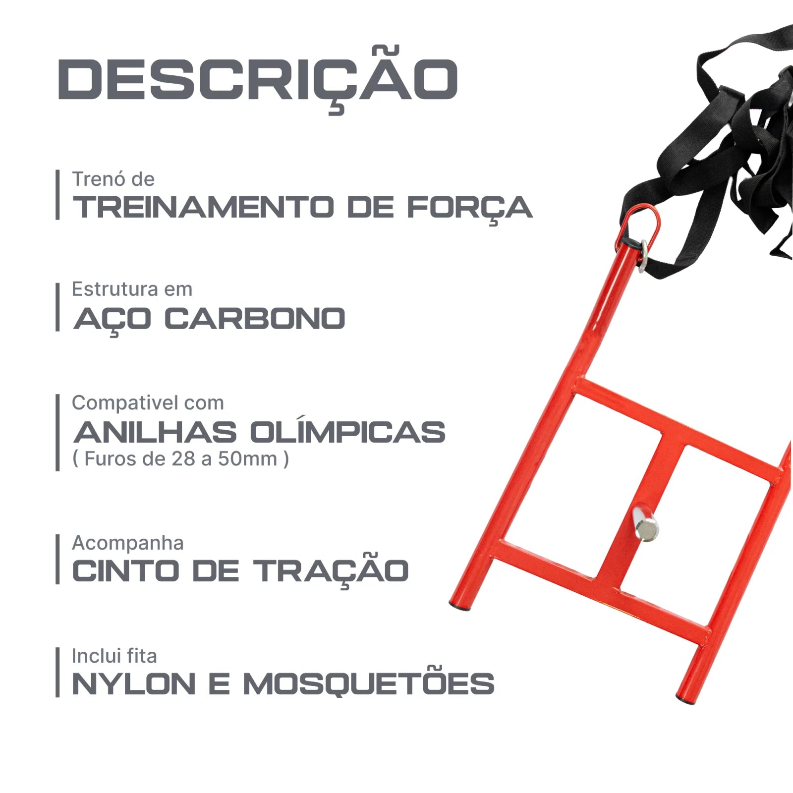 Trenó Para Treino de Força